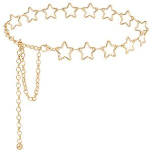 6248 Trendy Women's Star Adjustable Waist Chain- Fashion Accessory For